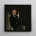 Portrait des Komponisten Edvard Grieg - Eilif Peterssen — gerahmtes Bild an der Wand