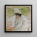 Portrait ohne Titel von Mme Chase - William Merritt Chase — gerahmtes Bild an der Wand