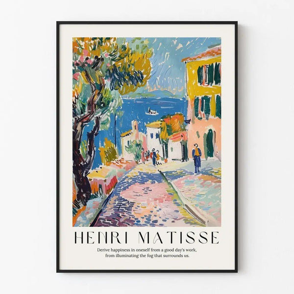 Poster "Weg im Süden Frankreichs" von Henri Matisse