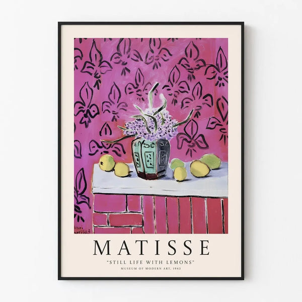 Poster „Stillleben mit Zitronen“ von Henri Matisse