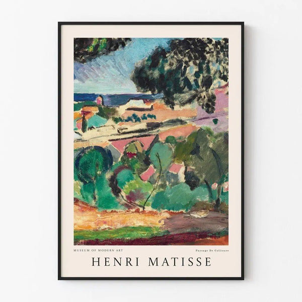 Poster „Landschaft von Collioure“ von Henri Matisse