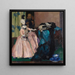 Poupée blanche - Leo Putz — gerahmtes Bild an der Wand