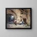 Das Bad - Le Caravage — gerahmtes Bild an der Wand