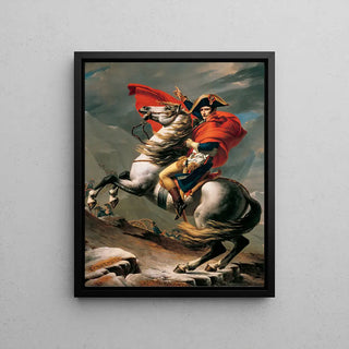 Napoleon überquert den Großen Sankt Bernhard von Jacques-Louis David