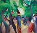 Promenade - August Macke — Ansicht des Kunstwerks