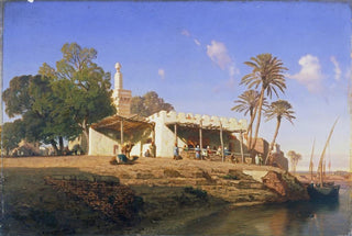 Prosper Marilhat - On the Banks of the Nile.webp