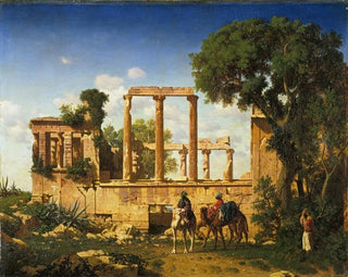 L'Érechthéion, Athen - Prosper Marilhat — Ansicht des Kunstwerks