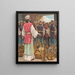 Der Ezra-Reise nach Jerusalem - Providence Lith & Co.. — gerahmtes Bild an der Wand
