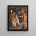 Herr, lehre uns zu beten - Providence Lith & Co.. — gerahmtes Bild an der Wand
