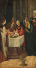 Beschneidung Christi, linkes Flügel eines Altars - Pseudo Jan Wellens de Cock — Ansicht des Kunstwerks