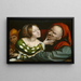 Amants mal assortis - Quentin Massys — gerahmtes Bild an der Wand