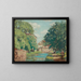 Sentier de halage au bord du canal à New Hope - Rae Sloan Bredin — gerahmtes Bild an der Wand