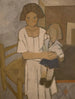 La fille avec la poupée - Rafael Barradas — Ansicht des Kunstwerks