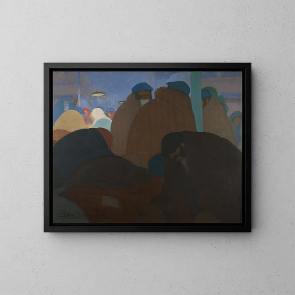 Die Auswanderer - Rafael Barradas — gerahmtes Bild an der Wand