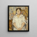 Portrait von Pilar - Rafael Barradas — gerahmtes Bild an der Wand