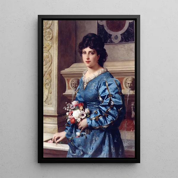 Das Bouquet - Raffaele Giannetti — gerahmtes Bild an der Wand
