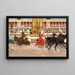 Rennwagen im Zirkus - Raffaello Sorbi — gerahmtes Bild an der Wand
