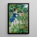 Die Größe der Rosen - Raffaello Sorbi — gerahmtes Bild an der Wand