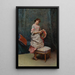 Aline mit Hut - Raimundo de Madrazo y Garreta — gerahmtes Bild an der Wand