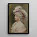 Eine elegante Dame - Raimundo de Madrazo y Garreta — gerahmtes Bild an der Wand