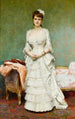 Vor dem Ball - Raimundo de Madrazo y Garreta — Ansicht des Kunstwerks