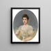 Clotilde Marquesa de Agricollar - Raimundo de Madrazo y Garreta — gerahmtes Bild an der Wand