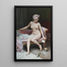 Nach dem Bad, nackte Frau - Raimundo de Madrazo y Garreta — gerahmtes Bild an der Wand