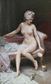 Nach dem Bad, nackte Frau - Raimundo de Madrazo y Garreta — Ansicht des Kunstwerks