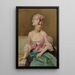 Portrait von Aline Mason - Raimundo de Madrazo y Garreta — gerahmtes Bild an der Wand