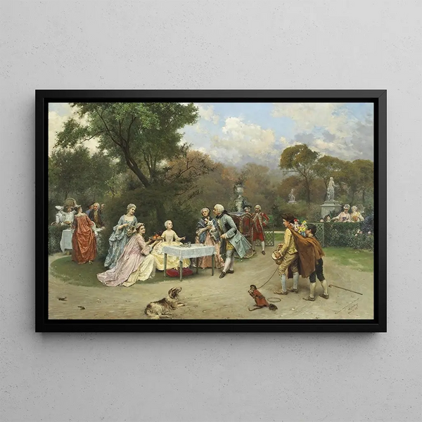 Raimundo de Madrazo y Garreta - Princess In The Gardens Of Versailles.webp