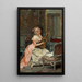 Frau mit einer Gitarre - Raimundo de Madrazo y Garreta — Ansicht des Kunstwerks
