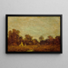 Campement au Coucher du Soleil - Ralph Albert Blakelock — gerahmtes Bild an der Wand