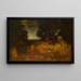 Tanz der Geister: Die Vision des Lebens - Ralph Albert Blakelock — gerahmtes Bild an der Wand