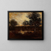Reflexionen - Ralph Albert Blakelock — gerahmtes Bild an der Wand