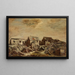 Cabanes, Seventh Avenue und Fifty-Fifth Street - Ralph Albert Blakelock — gerahmtes Bild an der Wand