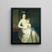 Lady Williams und ihr Kind - Ralph Earl — gerahmtes Bild an der Wand