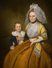Molly Marsh Seymour Mme Moses Seymour und ihr Sohn Epaphroditus - Ralph Earl — Ansicht des Kunstwerks