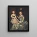 Portrait von Frau William Taylor - Ralph Earl — gerahmtes Bild an der Wand