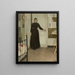 Innenraum - Ramon Casas — gerahmtes Bild an der Wand