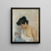 Studie - Ramon Casas — gerahmtes Bild an der Wand