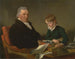 Francis Noel Clarke Mundy und sein Enkel William Mundy - Ramsay Richard Reinagle — Ansicht des Kunstwerks