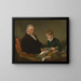 Francis Noel Clarke Mundy und sein Enkel William Mundy - Ramsay Richard Reinagle — gerahmtes Bild an der Wand