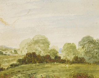 Landschaft mit Hügeln und Bäumen - Ramsay Richard Reinagle — Ansicht des Kunstwerks
