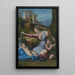 La Madone au diadème bleu - Raphaël — gerahmtes Bild an der Wand