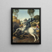 Saint Georges und der Drache - Raphaël — gerahmtes Bild an der Wand