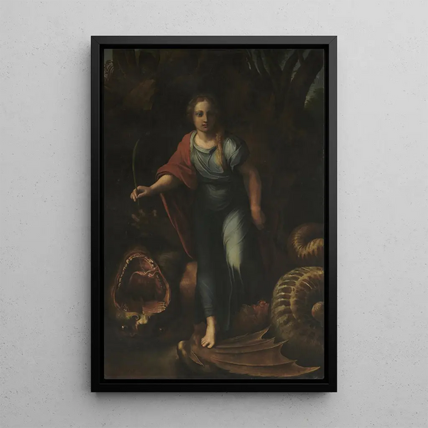 Sainte Marguerite - Raphaël — gerahmtes Bild an der Wand