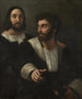 Selbstporträt mit einem Freund - Raphaël — Ansicht des Kunstwerks