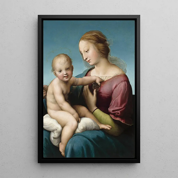 La Madone Niccolini-Cowper - Raphaël — gerahmtes Bild an der Wand
