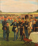 Der kleine Hornspieler erhielt einen Klaps auf den Rücken von Friedrich VII - Rasmus Christiansen — Ansicht des Kunstwerks