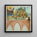 Ratgebs Szenen der Genesis im Karmeliterkloster in Frankfurt am Main - Johann Balthasar Bauer — gerahmtes Bild an der Wand